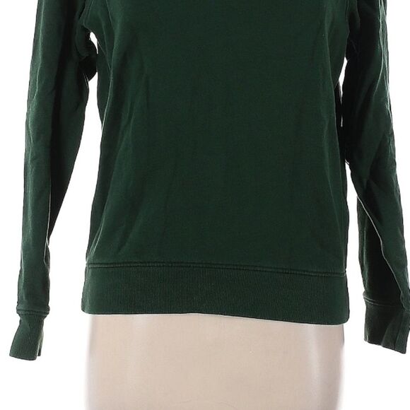 PACT 100% Organic Cotton Forest Green Crew Neck Sweatshirt Size M - Picture 7 of 10